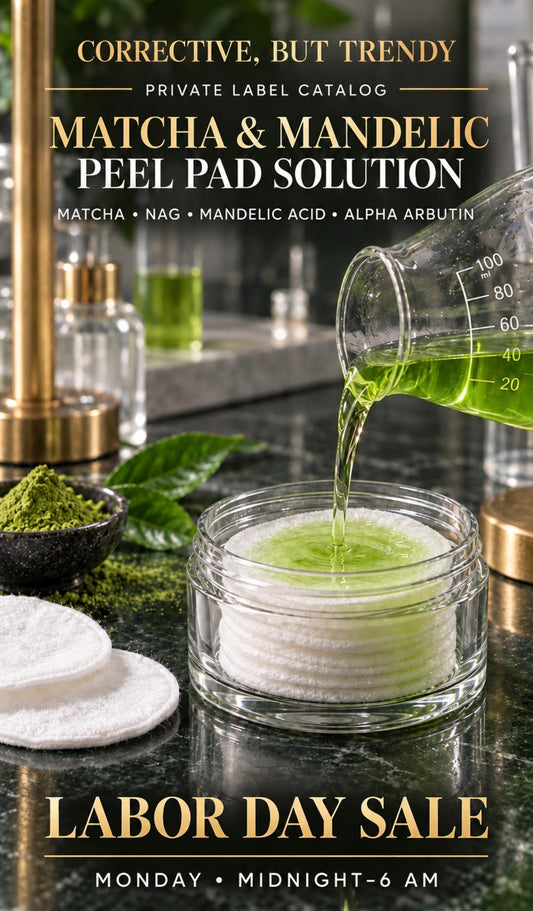 Matcha and Mandelic Peel Pad Solution