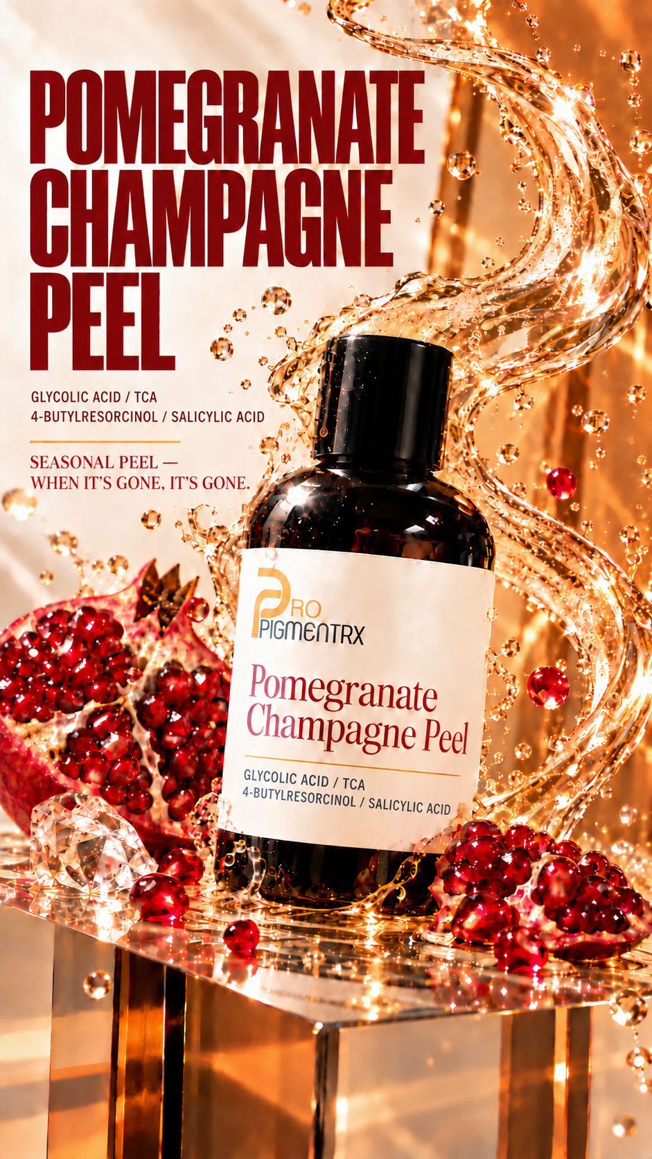 Pomegranate Champagne Peel